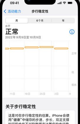 谷城iPhone手机维修如何在iPhone开启'步行稳定性通知'