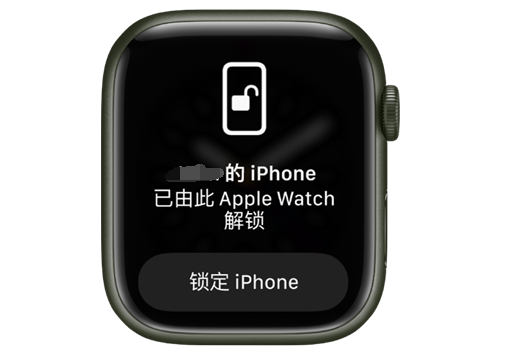 谷城苹果手机维修分享用 AppleWatch 解锁配备面容 ID 的 iPhone方法 