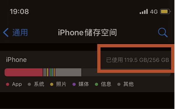 谷城苹果13维修分享iPhone13如何查看剩余内存 